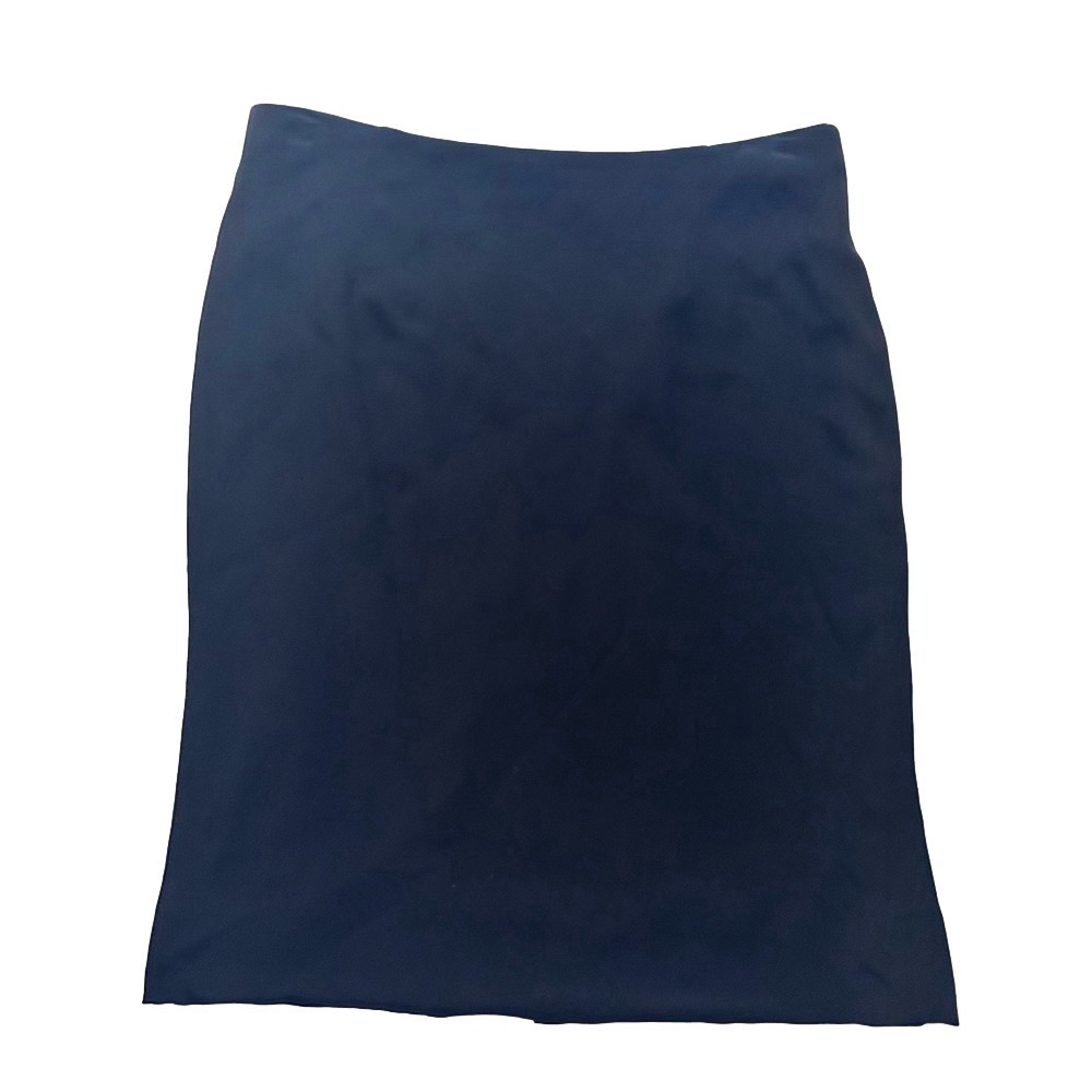 Valentino silk blend black classic skirt size 8 made in Italy